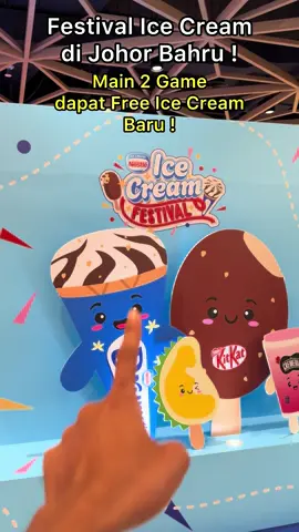 *Nestlé Ice Cream Festival di JB! Dapat FREE Ice Cream dengan hanya main 2 games sahaja! Korang boleh jugak 👇🏻 🧸 Collect Limited Edition Plushies yang comeeeel (tengok video ni ya) 📍Midvalley Southkey JB, LG Floor next to Village Grocer ⏰ 10AM - 10PM 📆 1 Oktober - 5 Oktober @nestleicecream.my   #icecream #nestle #icecreamlover #NICFestival #johorbahru 