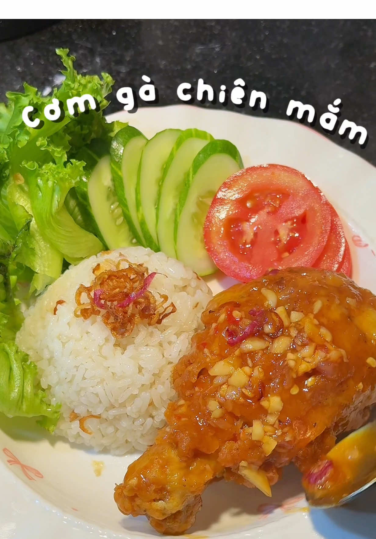 Cơm gà chiêm mắm hehe #punnauan #monngonmoingay #xuhuong #homnayangi #buphuongamthuc 