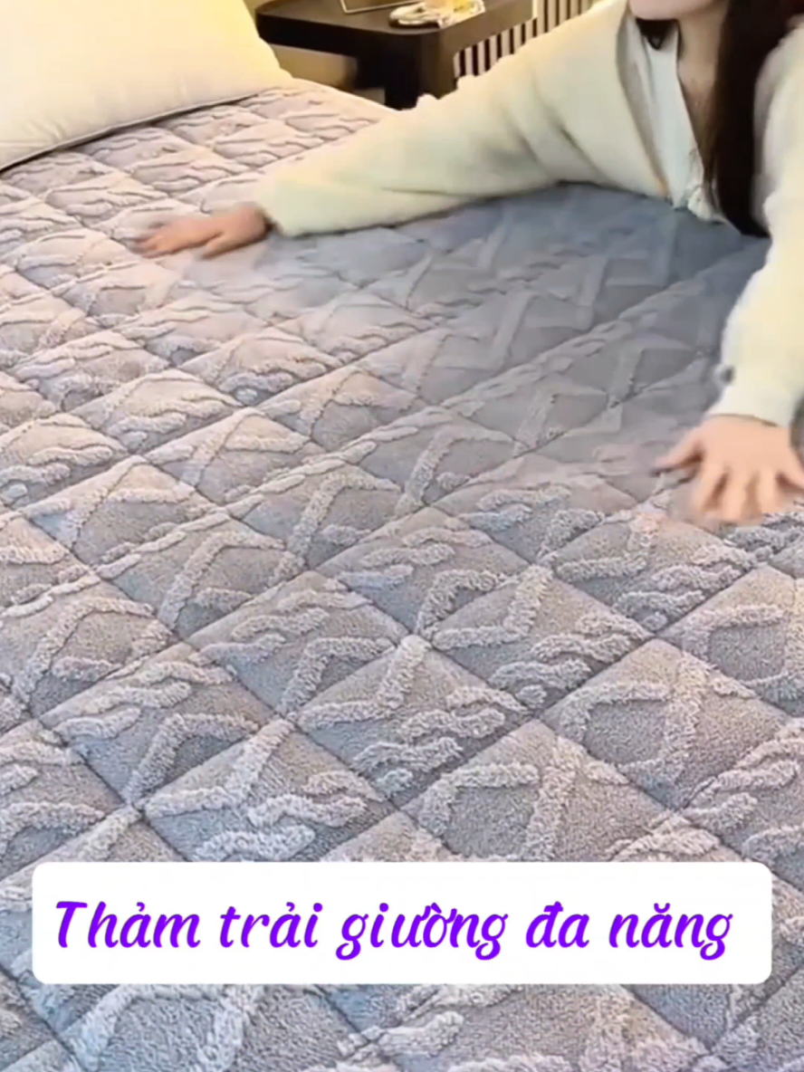 Thảm lông cừu trải giường #tiepthilienket #xuhuong #trend #thamtraigiuong #vairal 