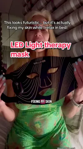 Cordless, powerful, and soothing ✨ The Well Ever Wireless LED Mask gives me red, blue, amber & purple light therapy—all from my bed! 💆‍♀️ #LEDLightTherapy #SkinCareMask #CordlessBeauty #RedLightTherapy #BlueLightTherapy 