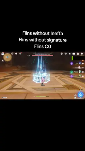 Flins lv 80 talent 1 3 8 🫠 He can do SO with this party at Menancing difficulty too #flins #genshin #GenshinImpact #nodkrai #fypシ゚ 