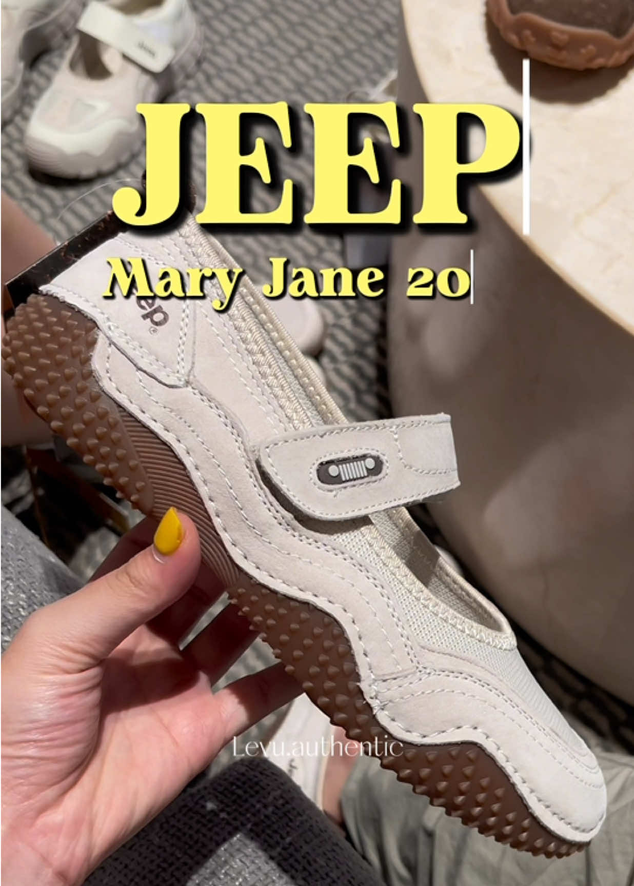 #jeeplevu bản mới #maryjane kem #2025 mix đế gai sầu riêng siu nổi vẫn cứ làm êm mềm như mọi khi #levuauthentic #jeep 