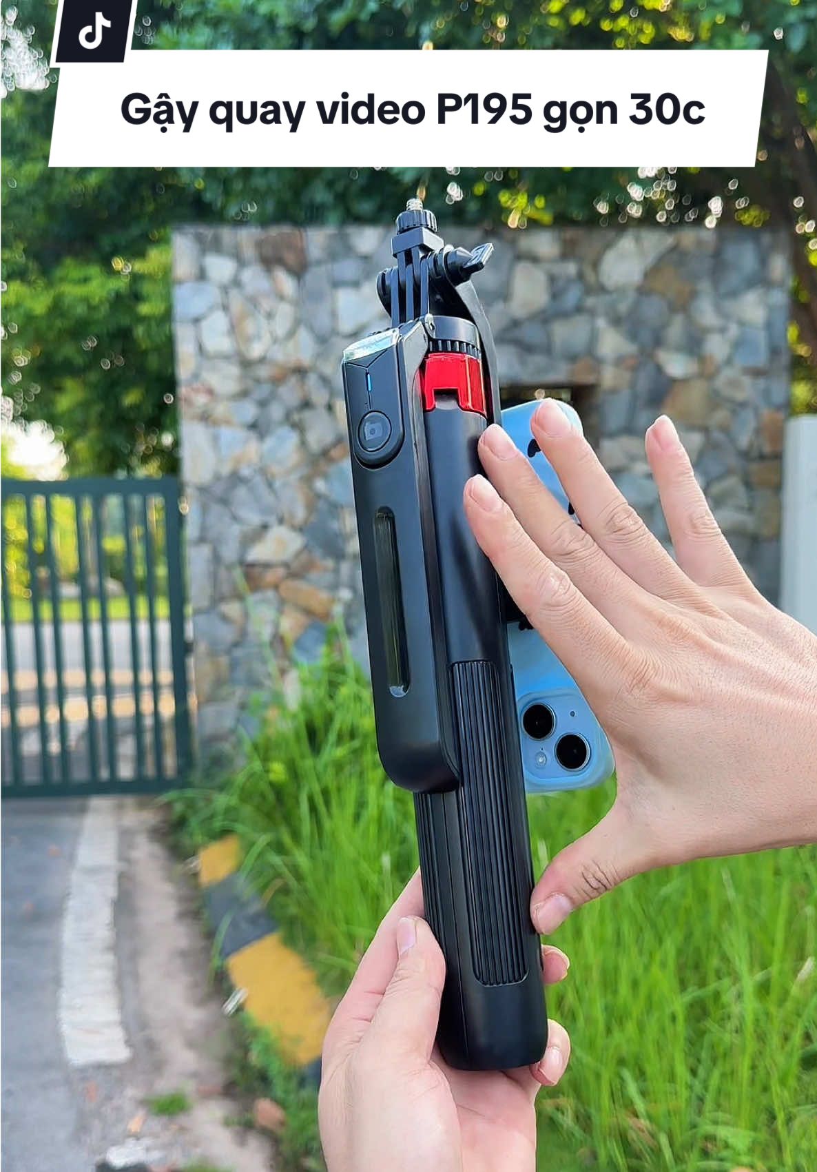 Gậy chụp ảnh P195 quay video mọi lúc mọi nơi gập gọn 30cm#chuanmylinh #p195 #gaychupanh #tripodp195 