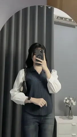 #kemejawanita #outfitideas #kemejafitted 