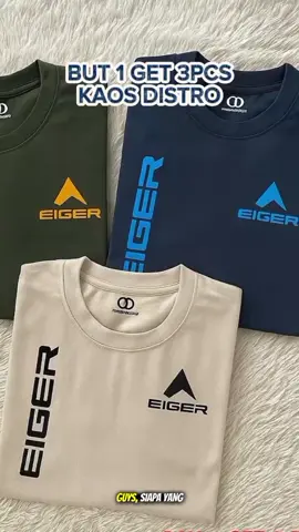 kaos distro beli satu dapat 3 #kaospria #eiger #kaosdistro #fyp 