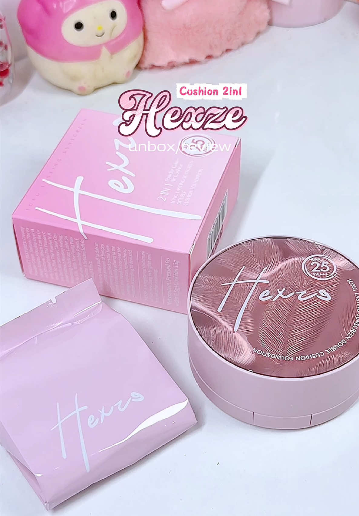 ✨CUSHION 2in1 Hexze zá hạt dẻ 🌰💕trending #unbox #cushion #hexzecushion#hexxze 