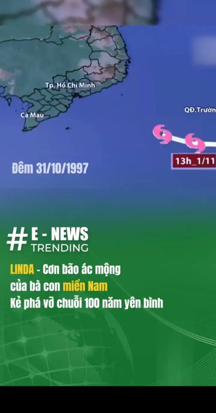 Quái Vật Bão LinDa cơn ác mộng của bà con miền Nam , kẻ đã phá vỡ chuỗi 100 năm yên bình 🥺🙏#enewstrending ##tiktoknews #baoso11 #viral #theanh28news 