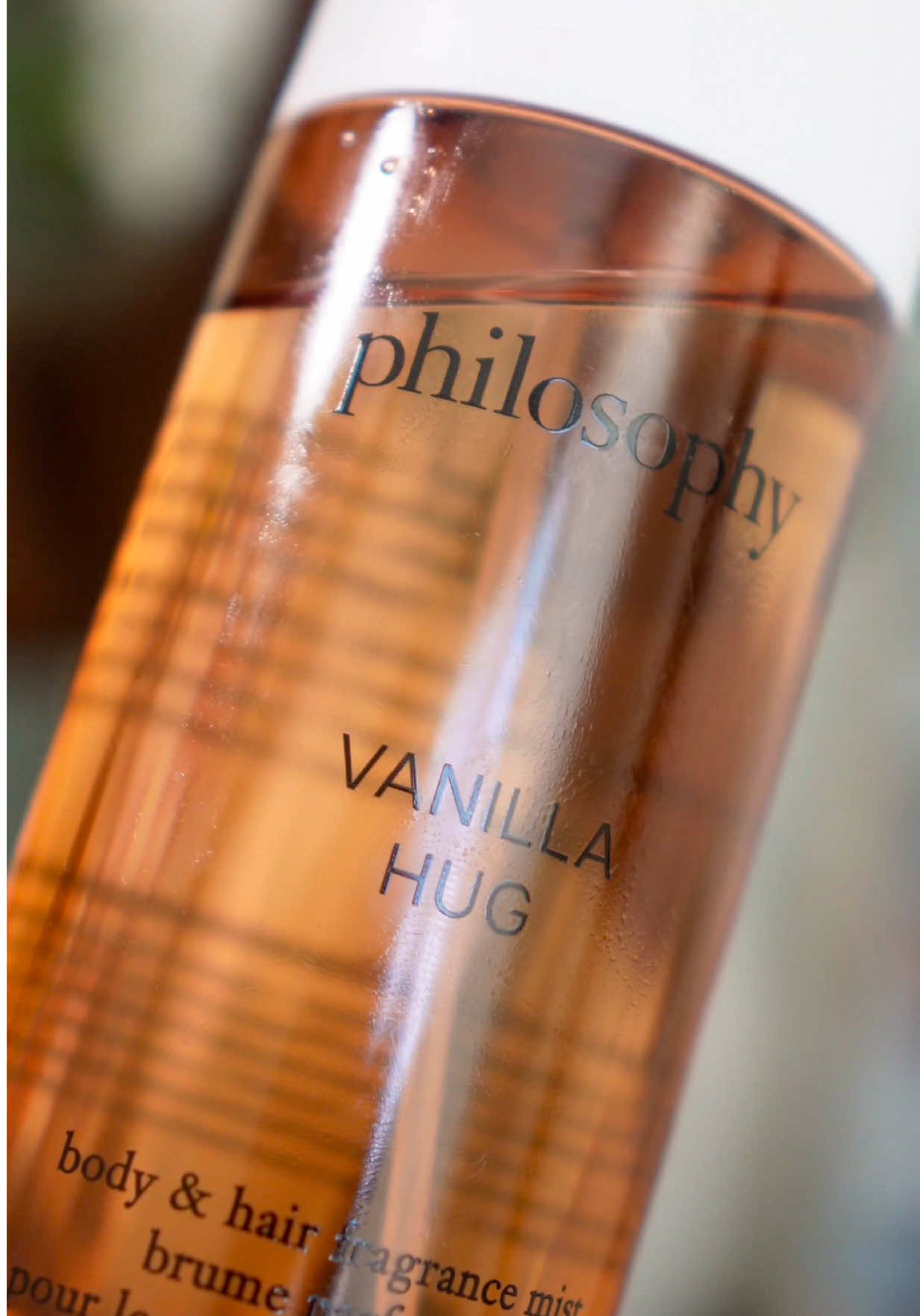 my philosophy: fragrance is layered. perfume makes you smell good. body mist makes you unforgettable. ✨ @philosophy Vanilla Hug Body & Hair Mist 🤍 #lovephilosophy #bodymist #gifted #fragrancetok 
