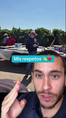 Patrón estadounidense le agradece a los Latinos que trabajan en el campo 👏❤️