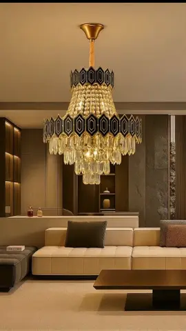 Rasakan kemewahan yang sesungguhnya ✨ Satu sentuhan chandelier kristal bisa mengubah ruangan Anda jadi istana elegan. Jadikan rumah lebih berkelas dengan lampu gantung mewah ini 💡💎” #ChandelierMewah #CinematicLamp #LampuKristal #InteriorElegan #LuxuryLiving 