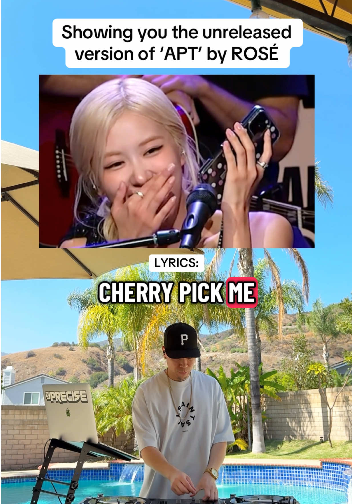 Showing you the unreleased version of ‘APT’ by ROSÉ 🤯 #rosé #blackpink #kpop #apt #roséblackpink 