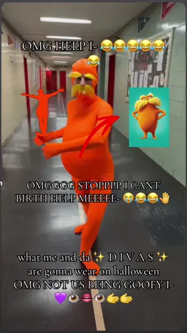 OMG IF I EVER SEE THE LORAX ON HALLOWEEN I- 😭😂😂✋✋ #thelorax #halloween #corny #viral #fyp 