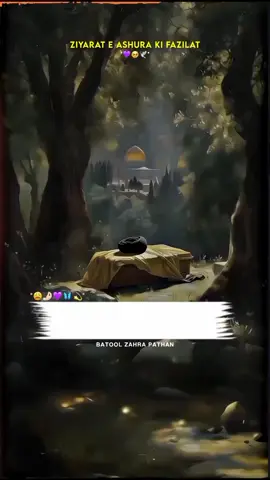 Ziyarat e ASHURA ki Fazeelat ❤️🥹 #shiastatusofficial #alajal_ya_waris_e_khoon_e_hussain #fypageシ #forupageシ #1kviews 