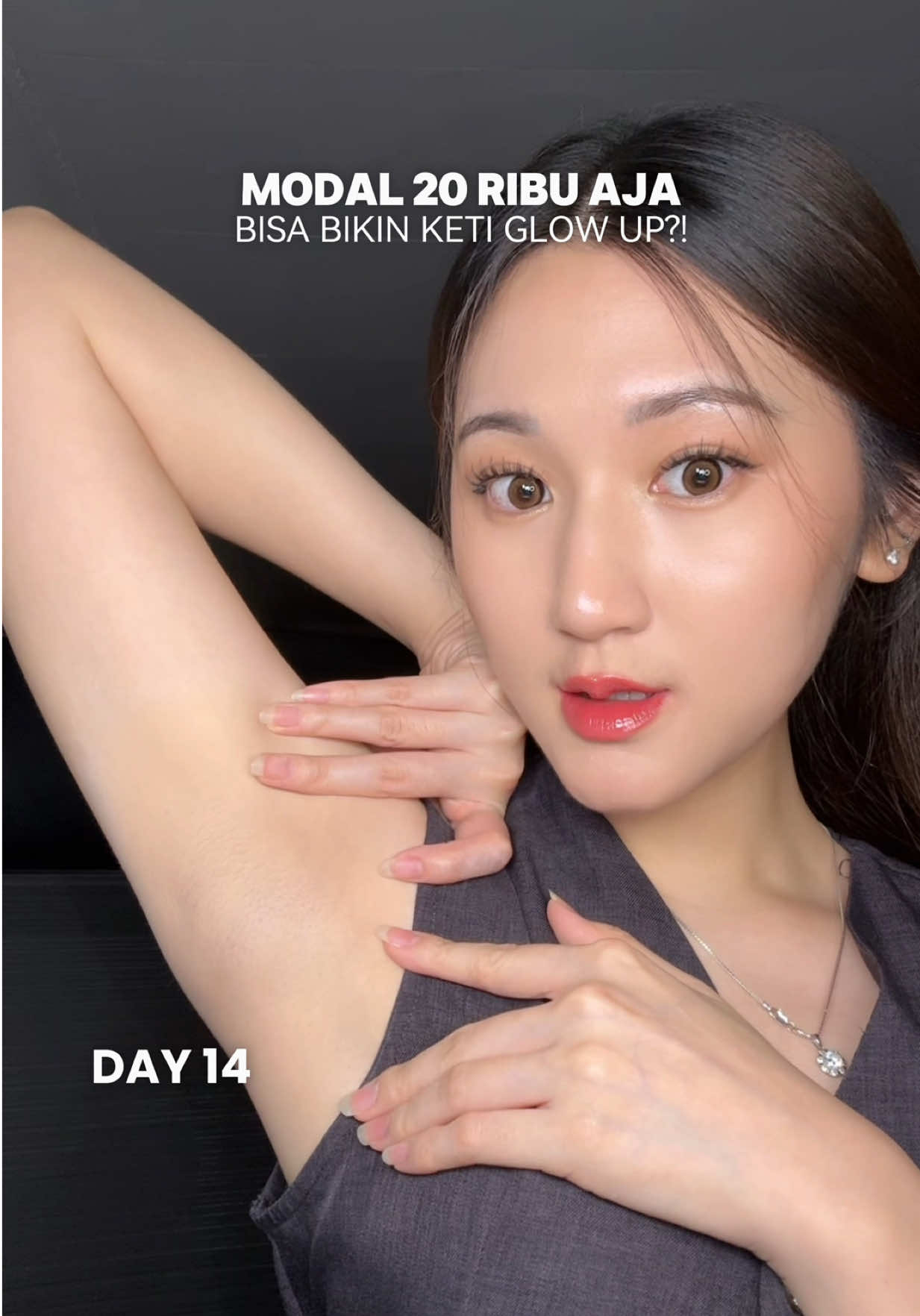 ga expect cuman 20ribuan tapi bisa cerahinnya se-GONG itu 😭❤️ @Honnete Skin  #KetiGlowingNoDrama #underarm #underarmswhitening #underarmcare 