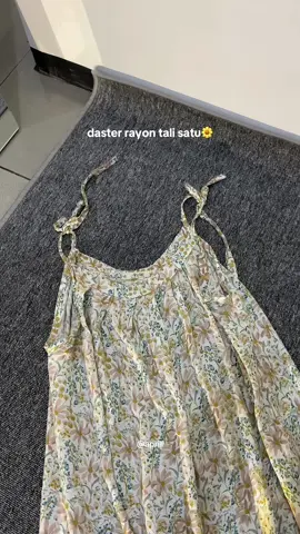 daster rayon dengan tali satu ini bahan nya flowy jadi nyaman dipake seharian  #daster #dastertalisatu #dasterrayon #rekomendasidaster #gajiansale 