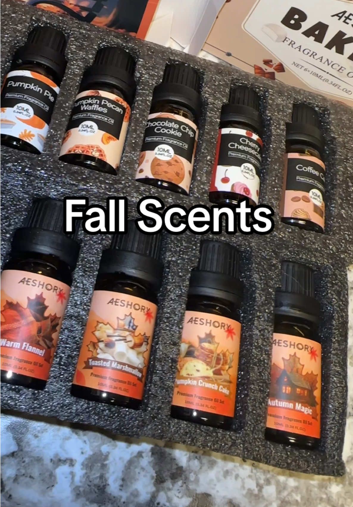 These are sooo tea! 🍁🍂 #cozyvibes #cozyscents #essentialoils #fall #fallscents 