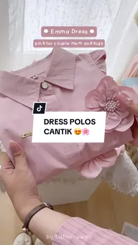 kalau ada sembilan nyawa maunya yang satu nyawa harus pake Emma Dress ini 😫🫵🏻 gamau tau pokoknya harus karena secantik iniiii 😍💗 bahan katun premium yang nyaman buat mommy dan si kecil.. cek keranjang kuning! #fyp #littlecrownn #coupleibudananak #dresscouple #dressanak 