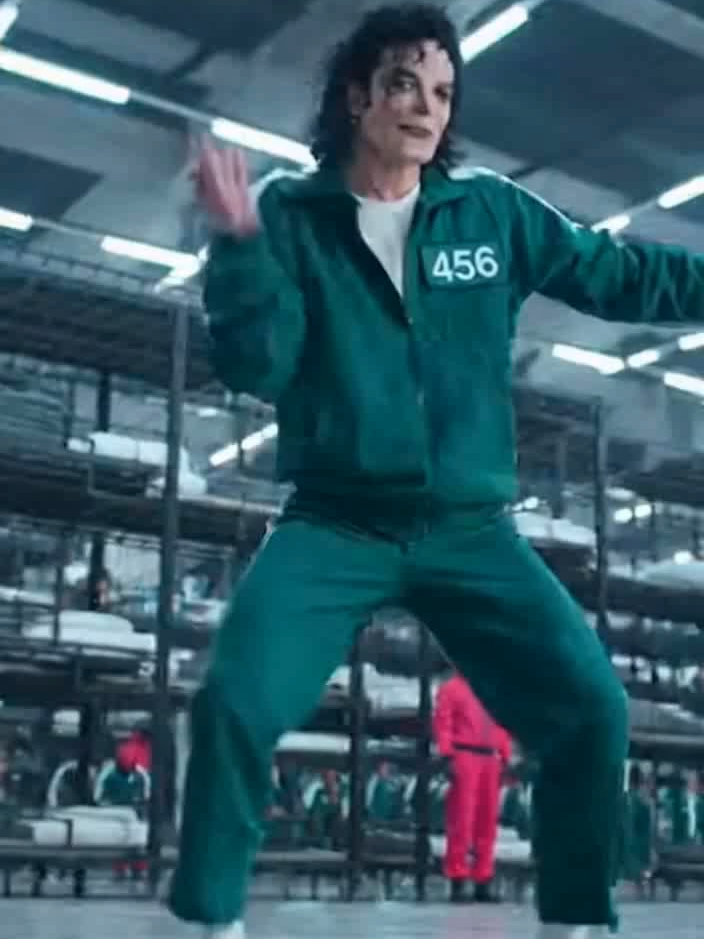 Michael Jackson dances in Squid Game. #MichaelJackson #TikTokSkits #Funny #Parody #POV #Ai #squidgame