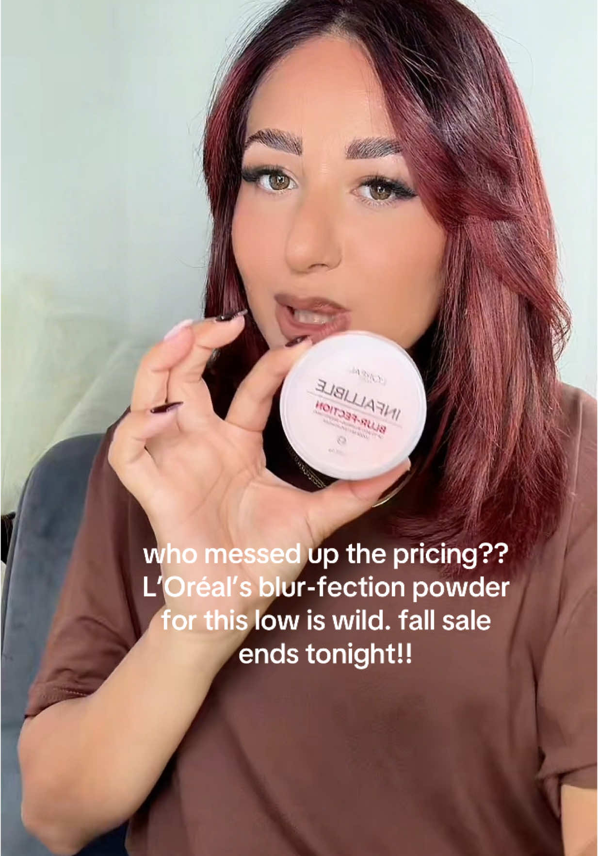 The viral setting powder  #tiktokshopcybermonday #tiktokshopfalldealsforyou #tiktokshoprestock #lorealpariscosmetics 