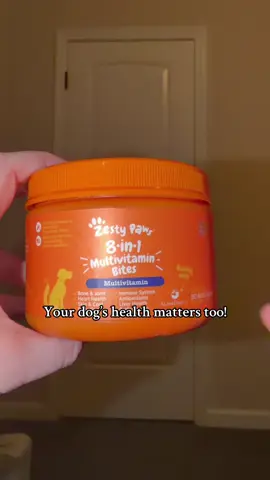 The Zesty Paws 8-in-1 multivitamin chews make giving my dog daily support so easy. He thinks it’s a treat, I know it’s keeping him healthy! #tiktokshopfalldealsforyou #tiktokshopcreatorpicks #dogcare #dogtok #petlover 