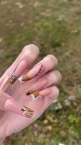 My beautiful Halloween nails from a few years ago 🥲😍🔥🎃 I need to get back to myself & start getting full sets like this again 💅🏻 #nails #nailgoals #nailinspo #halloweennails #halloween  