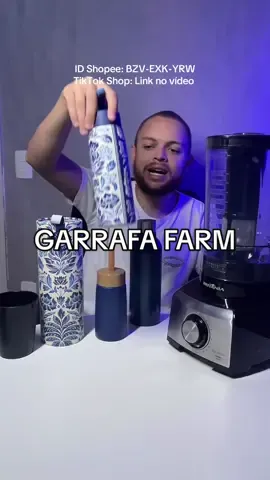 Garrafa térmica FARM #farm #fy #fyp #livehighlights #tiktoklive 