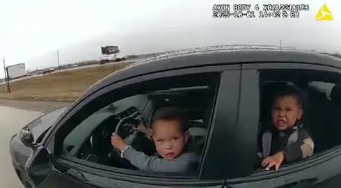 You can't make this stuff up! 🤯 Bodycam footage shows the wildest police stop ever. These two toddlers were NOT going down without a fight. Wait for the officer's final words... 😂#fyp #funny #bodycam #aigenerated #gta            