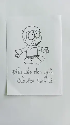 Những điều ước của học sinh#nobita #vebay 