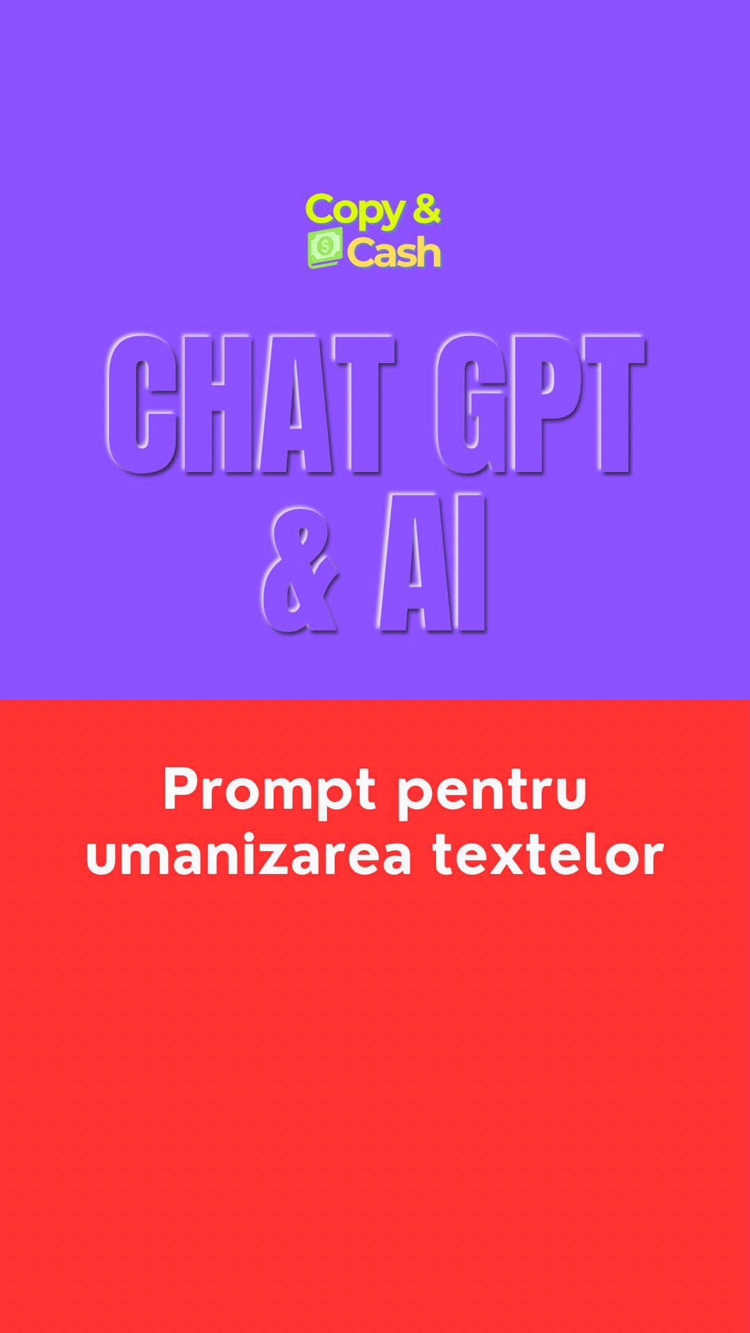 Am creat un prompt pentru chatGPT, Claude, Gemini si alte LLM-uri (merge pentru toate) care să te ajute să nu mai pară ca textele sunt scrise cu AI. Promptul ține cont să evite cele 27 de indicații publicate de Wikipedia în “Signs of AI writing”. Pur și simplu pune-l în chat înainte să începi conversația și apoi continuă să-i scrii ca de obicei.  Hope it helps! Dacă ai întrebări, let me know! . . #chatgpt #chatgpttips #prompt #tipsandtricks #education 