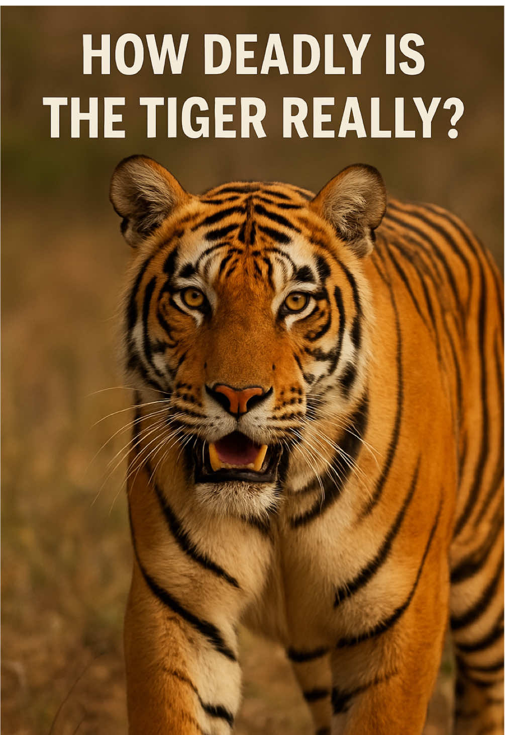 You Won’t Believe How Deadly Tigers Really Are! 🐅🔥 “The striped assassin of the wild 🐅💥 Tigers aren’t just powerful—they’re built for the perfect kill. #Tiger #BigCats #WildlifeTok #NatureFacts”