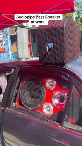 Audiopipe bass speaker at work #audiopipe #bass #speaker #@$PANGY $UPREME 