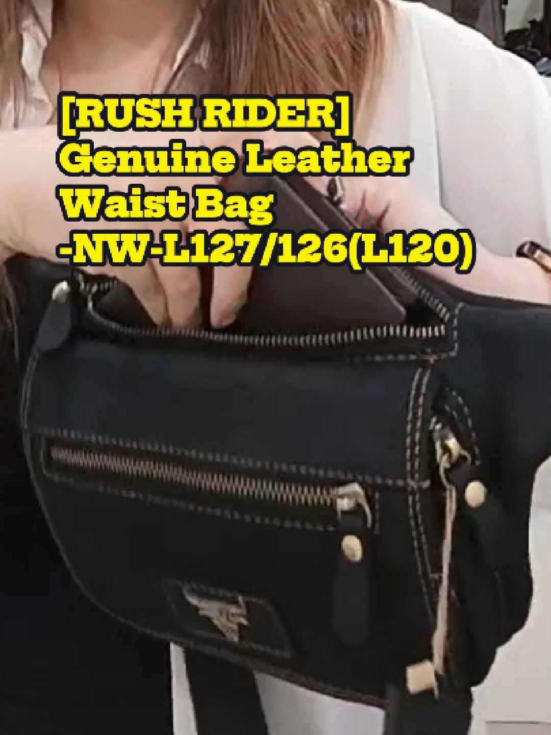 Kami pun ada RUSH RIDER WAIST BAG! dua model dua design! skrg review model L126 !kulit cantik desgin lawa🔥🔥🔥 #leatherempire #genuineleather #rushrider #waistbag #fyp