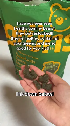 because who doesn’t love healthy gummy bears that also taste good? #greens #grüns #health #guthealth 