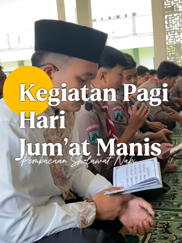 Assalamualaikum Sobat MDP! Alhamdulillah, kegiatan Sholawat Nabi setiap Jumat Manis berlangsung dengan penuh keberkahan. Mari jadikan moment ini untuk memperkuat iman, memperbanyak doa dan menebar kebaikan. Semoga lantunan sholawat yang dibaca bersama menjadi wasilah turunnya Rahmat dan kedamaian di hati kita.  #jumatmanis #jumatberkah😇 #sholawat 