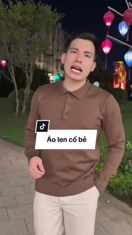 Áo len cổ bẻ 