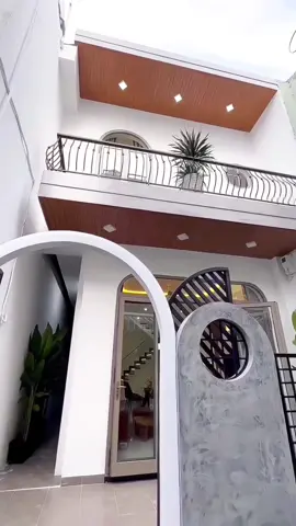 Mẫu nhà phố một trệt một lầu hiện đại trọn gói xinh #xaynhatrongoi #nhapho #maunhadep #nhaxinh #nhadep 