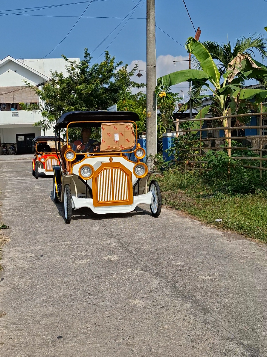 Kereta classic besar kecil Kami jasa profesional pembuatan mobil gowes, becak cinta,odong,kereta dino, dokar .Melayani pemesanan dengan Kualitas Terbaik. Dan dibuat dengan material bahan yang bagus.  Info:  0857-2933-3643.  WA/TLP #beranda #fyp #viral #odong #becakcinta 