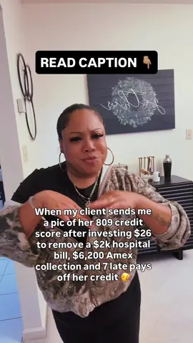 The proof is in my story 🤞🏽Give me 7 days! My fast track method is the TRUTH!🥊everything removed in 7 days (4-45 days for some)😮‍💨 Clean your Experian Credit Report using this method! 🙌🏽Works for Experian, Equifax & Transunion👇🏽👇🏽👇🏽No more stall letters, leverage the current lawsuit filed by the CFPB to completely sweep your report!👇🏽👇🏽👇🏽Need help fixing your Credit? Drop “MOVE ME” in the comments & Schedule consultation or enroll by clicking  the🔗www.thebuildingsquad.org👇🏽👇🏽👇🏽OR text “MOVE ME“ to 570-891-8031 and I’ll respond👇🏽👇🏽👇🏽One client invested $38 using Afterpay (I also take Klarna)  in my credit repair services and got into their dream home and purchased their dream car! 👇🏽👇🏽👇🏽Fast track option available! RESULTS IN 4-45 DAYS 😳 proof in story Message or text “MOVE ME” to 570-891-8031Use your credit as leverage for financial freedom!👇🏽👇🏽👇🏽Want to repair your own credit check out my DIY program as well! #creditrepair #diycreditrepair #financialfreedom #diycreditrepair #creditrepairservices    