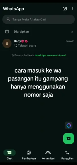 cara masuk ke wa pasangan 2025 #jasasadapwajarakjauh😜😜  #sadapsosmed #foryoupage #pan #trikchatsaap 