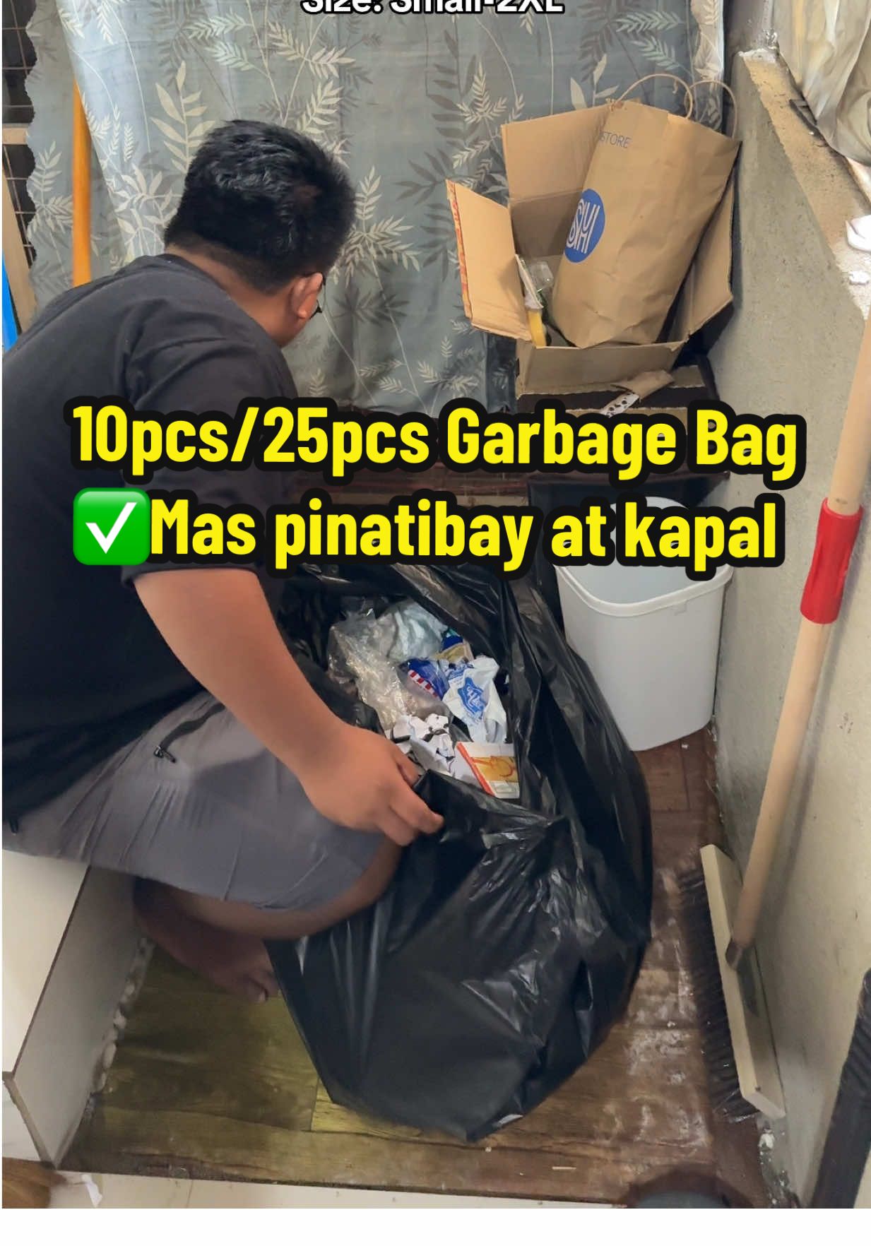 Level up ang kapal 👏👏👏 #garbagebag #garbagebagmakapal 