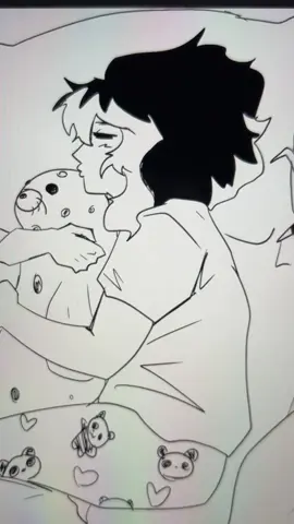 What sleeping with a Spamton plush is like… I squished his head while sleeping too many times that i eventually turned off his voice box bc he kept scaring me awake 😭 oops. #spamtondeltarune #spamton #spamtonplush #deltarune #sketch 