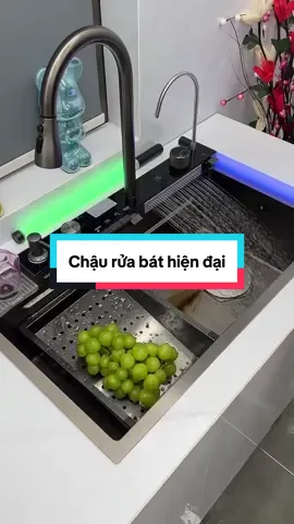 Chậu rửa bát hiện đại thông minh #chauruabat #chauruabatinox304 #hangnhapkhautrungquoc #hangnoidiatrung #xuhuong 
