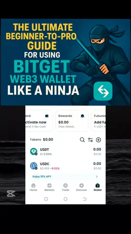 The Ultimate Beginner-to-Pro Guide for Using Bitget Web3 Wallet Like a Trading Ninja #bitgetwallet #web3wallet #cryptoninja 