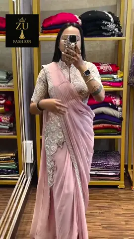 #diwali2025arrival #readymadesaree #peacockdesign🦚 #zufashion #sareelover 