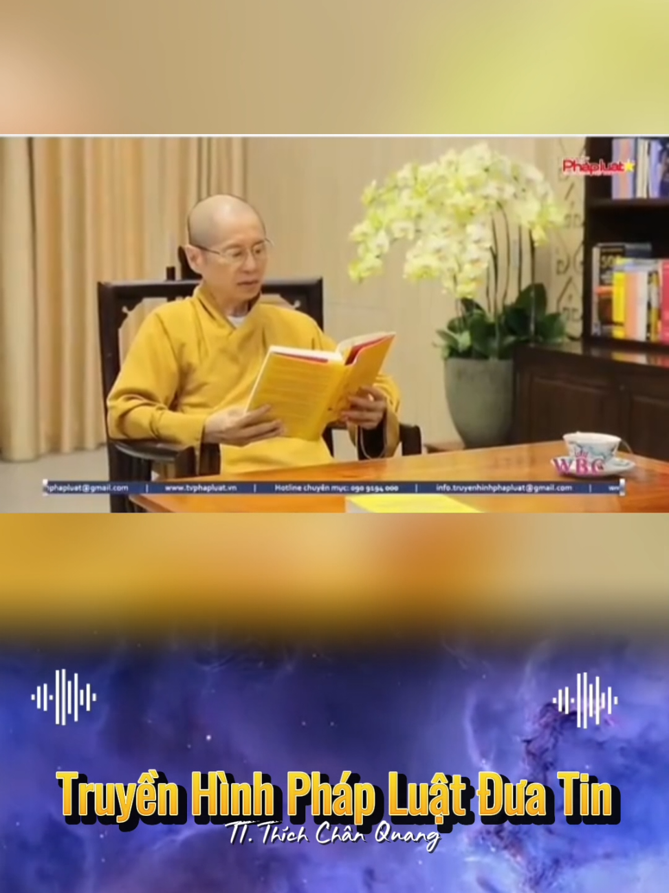 Truyền Hình Pháp Luật Đưa Tin TT. Thích Chân Quang #kienthucphatgiaoboich #ttthichchanquang #shorts #truyenhinhphapluat 