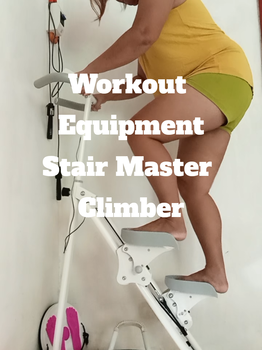 Stair Master Climber – manual cardio machine, targets glutes, legs, abs, para ka na rin nag yoga, cycling at jogging, foldable at space-saver ,easy gamitin no need nang pumunta sa gym for your fitness journey#stairmastercardio #stairclimbingmachine #cardioworkout #workoutfromhome  #fitnessgoal 