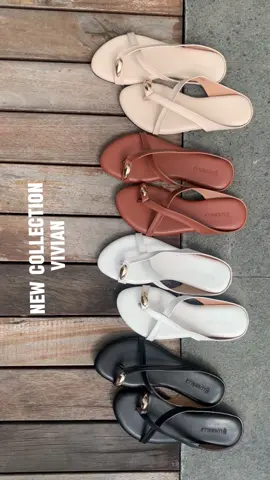 vivian flat sandal hadir dengan look yang simple tapi mewah🤩‼️ #fyp #kontenpromosi #rekomendasisandalwanita #flatsandals #Bluebells 