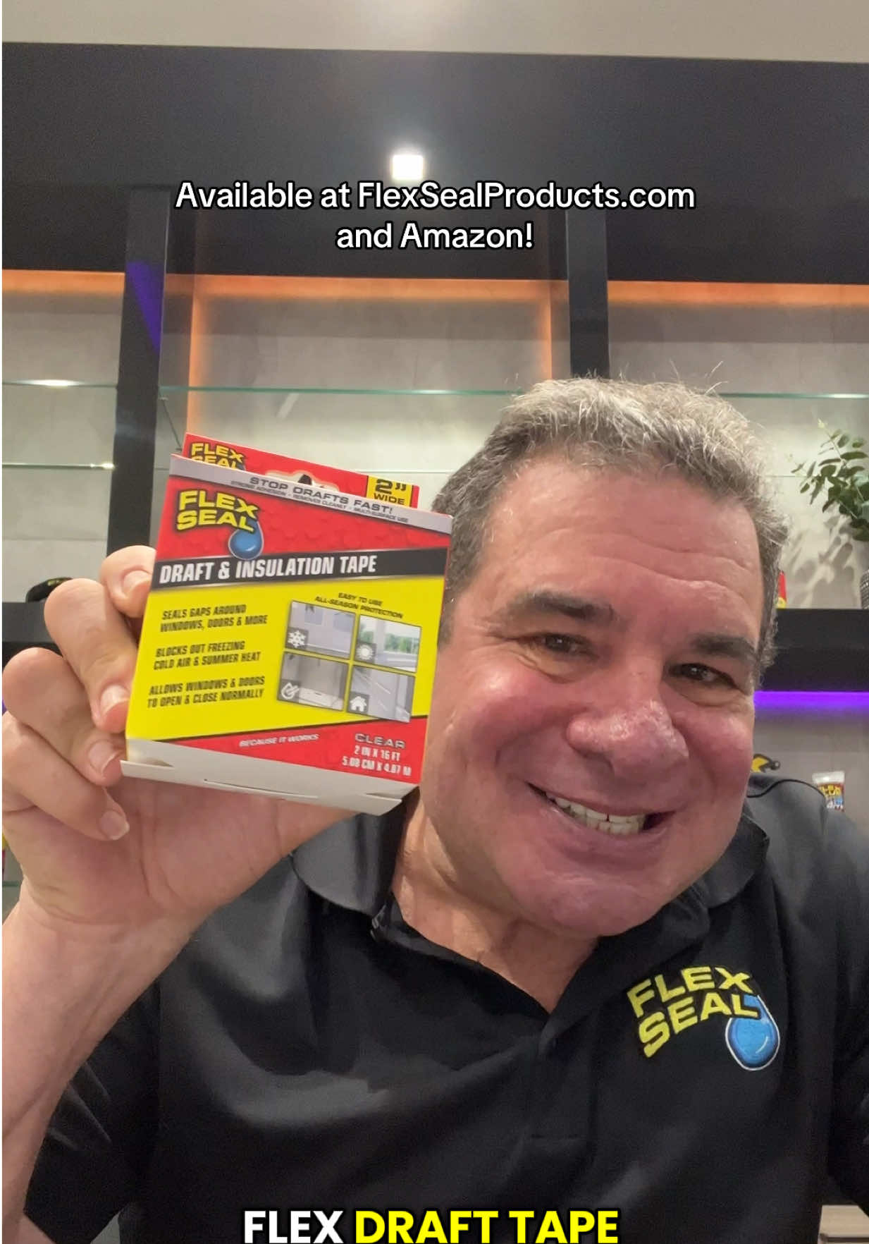 PREP FOR WINTER WITH FLEX SEAL DRAFT TAPE TODAY! Watch the full commercial on our YouTube channel #FlexSeal #DraftTape #Winter 