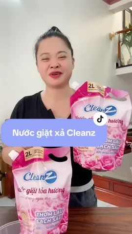 Nước giặt xả Cleanz lưu hương thơm nước hoa #giadinhnhatho98 #xuhuongtiktok #xuhuong #nuocgiat #nuocgiatcleanz 