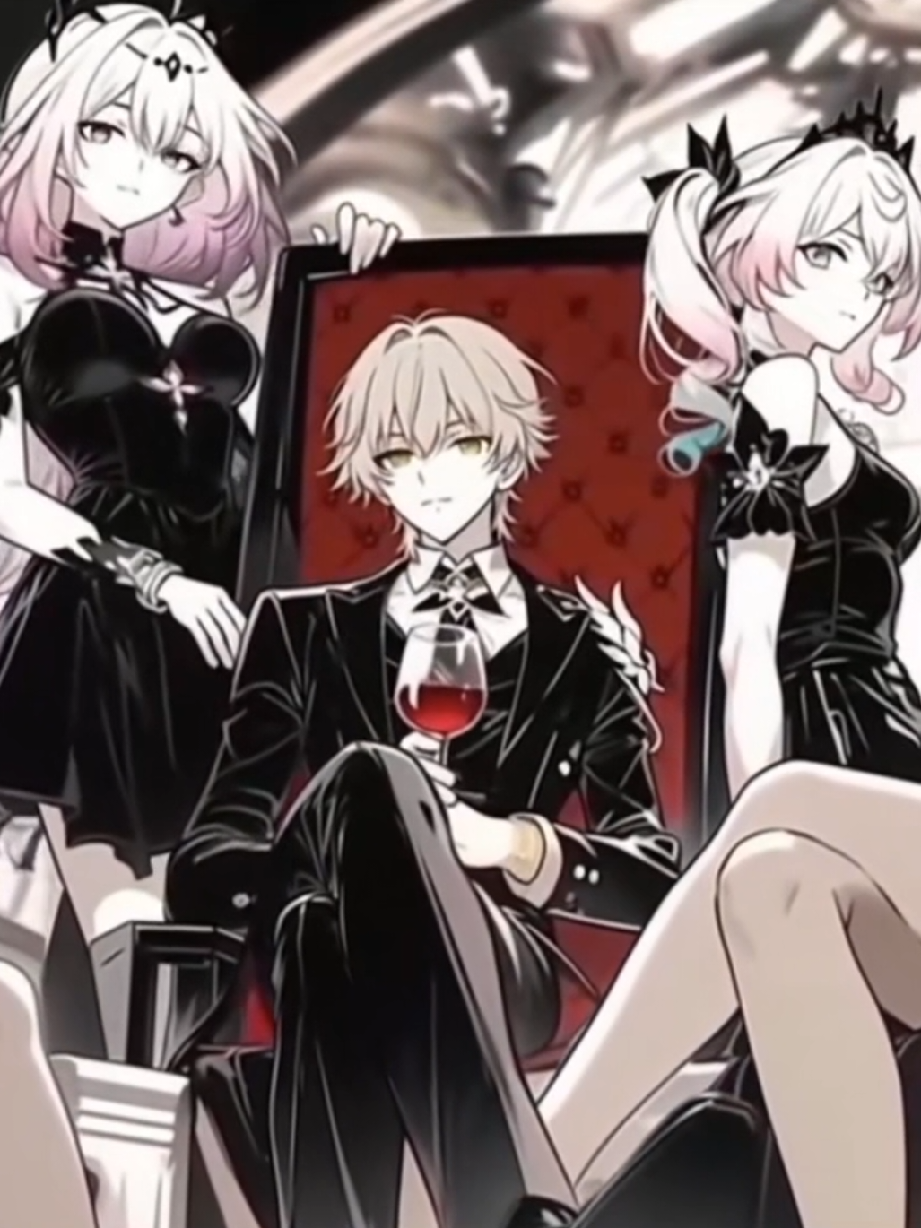 Pink team ❤️ #foryoupage #cyrene #evernight #Hyacine #castorice 